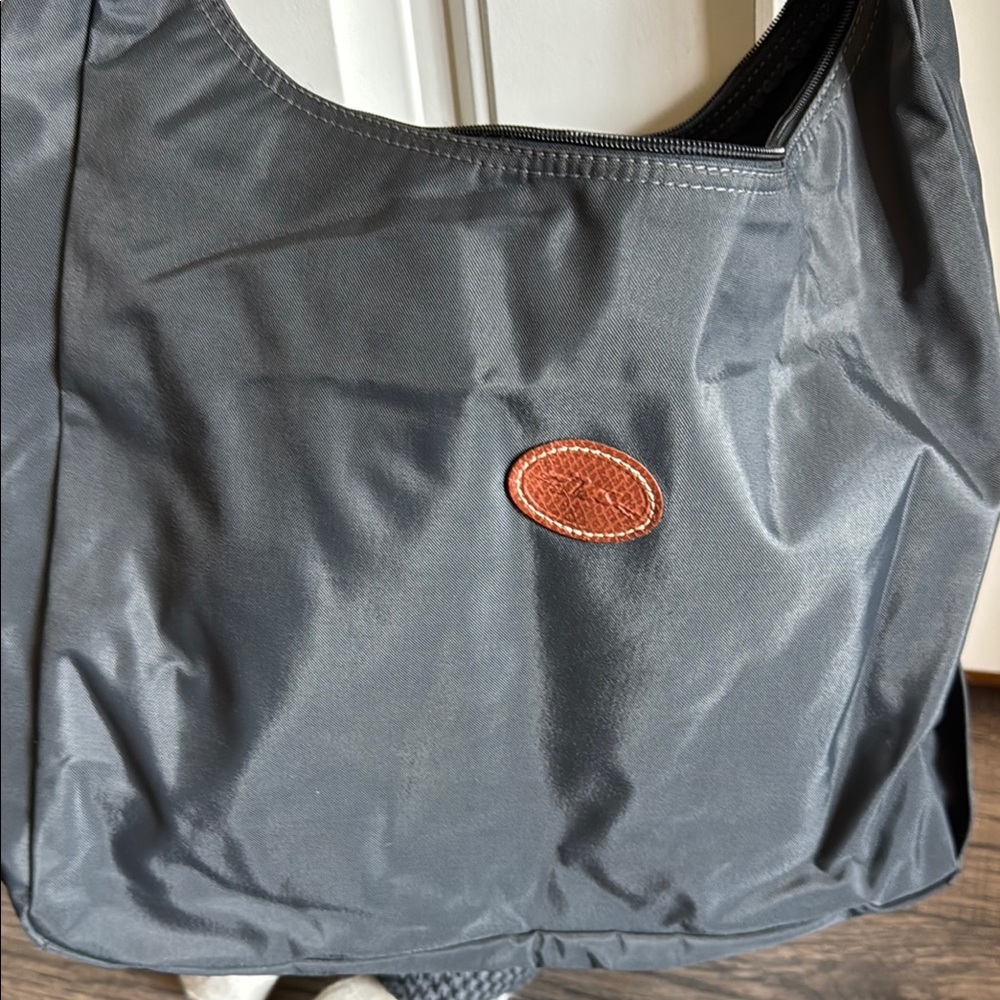 Longchamp Grey Tote Bag.